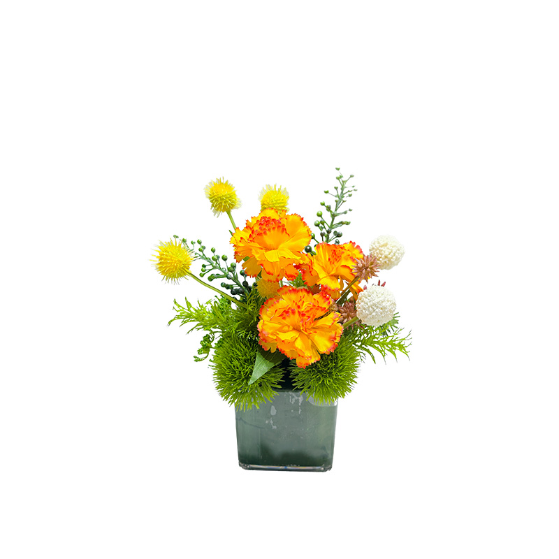 山之只 桌面仿真花艺 14*18cm 个高清大图