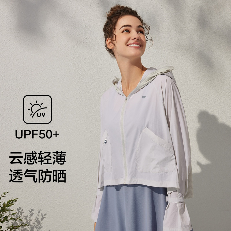 蕉下22春夏强防晒肩斗篷防晒衣女防紫外线外套夏透强气超薄防晒服女