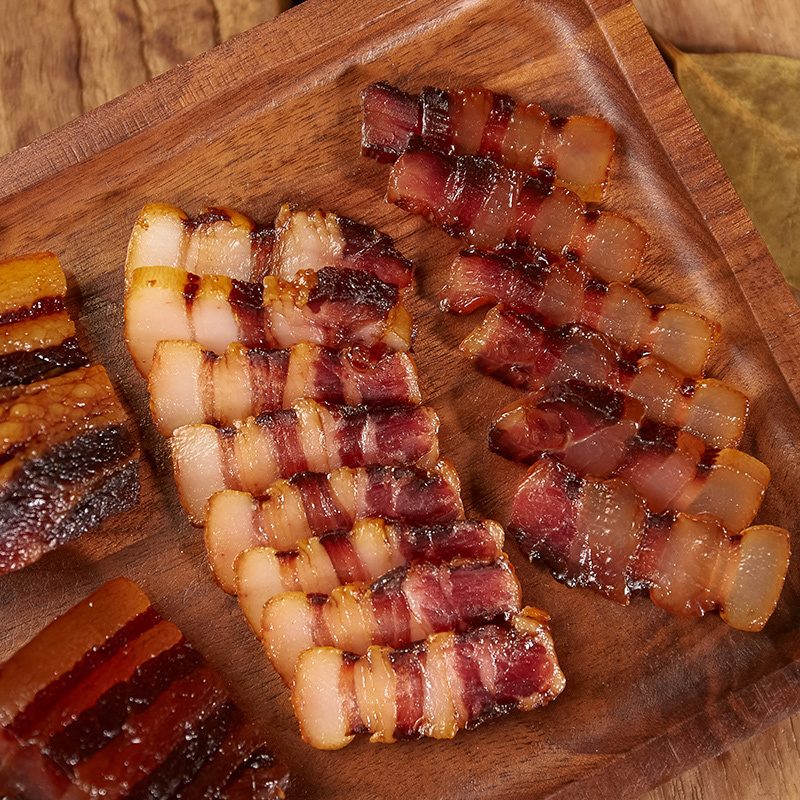 大利是福腊味广东腊肠广式五花腊肉年货送礼特产煲仔饭广味腌肉500g