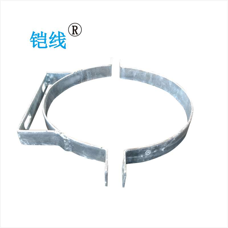 铠线 电料辅件 电力金具 开关操作机构抱箍 -5*50mm D280mm/套高清大图