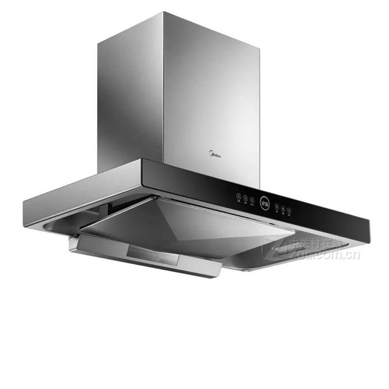 美的（Midea）大吸力 智能蒸汽洗 欧式天幕抽油烟机 CXW-230-TT9056-GR