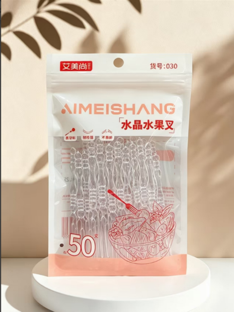 艾美尚鲁兰水晶水果叉(50支)高清大图
