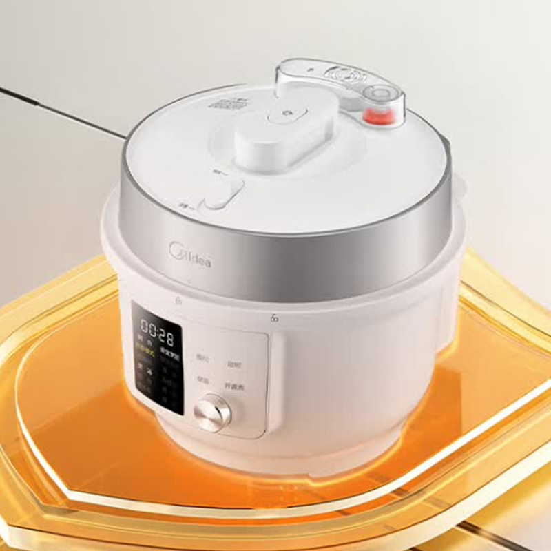 美的电压力锅5L去腥提鲜智能预约多功能MY-E5637F高清大图