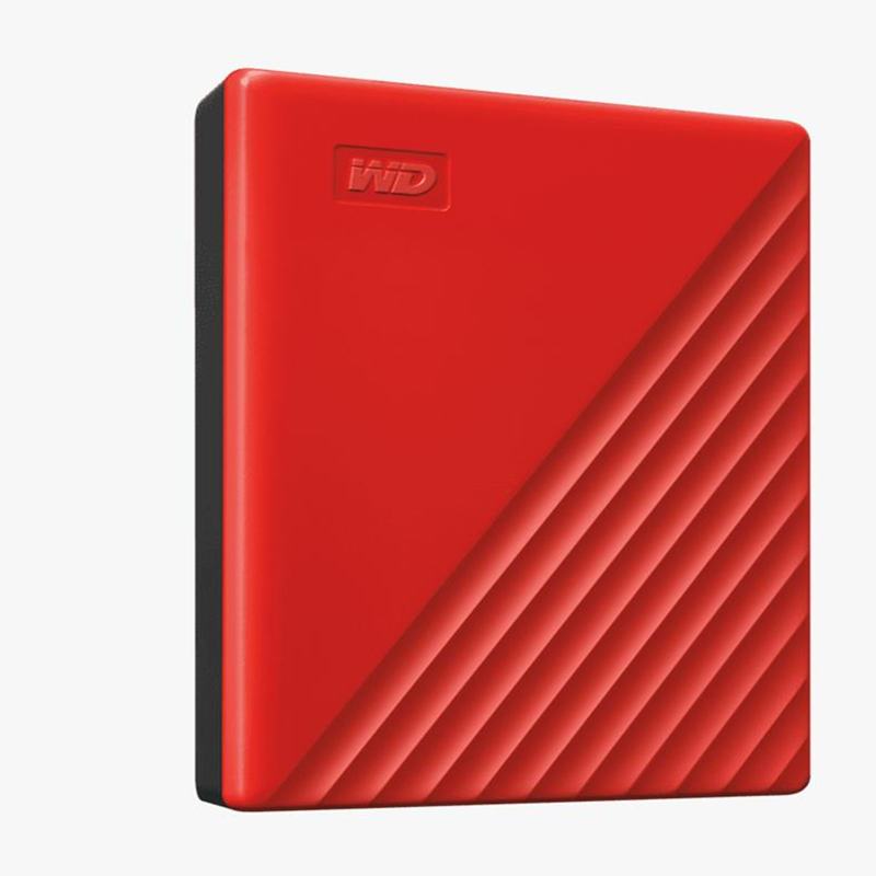 西部数据(WD)4TB USB3.0移动硬盘My Passport随行版 2.5英寸 红色WDBPKJ0040BRD
