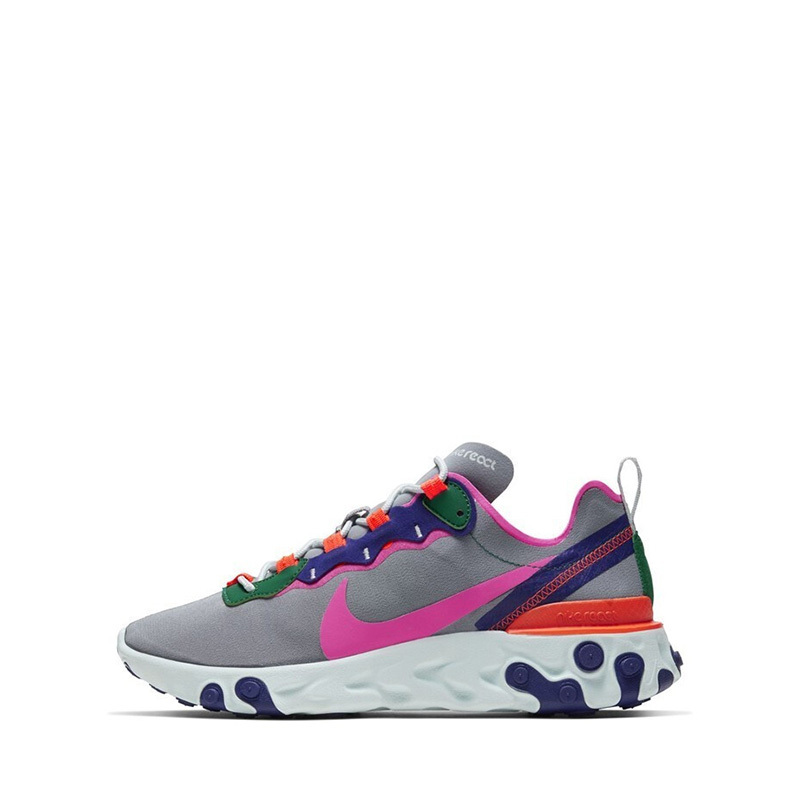 耐克女鞋REACT Element 55高桥盾联名运动休闲跑步鞋BQ2728-006