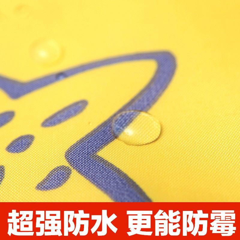卫生间浴帘防水加厚涤纶布帘浴室洗澡遮光窗帘免打孔隔断帘子 三维工匠