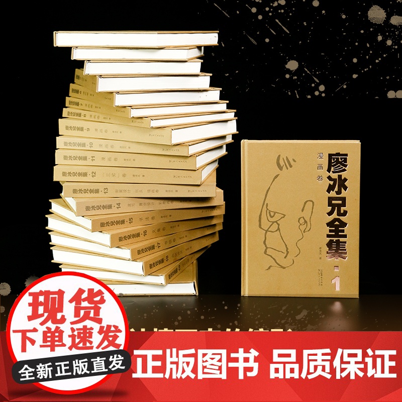 [全20卷]廖冰兄全集 中国美术发展历程漫画家学术意义广东人民出版社图书籍高清大图