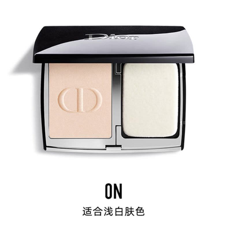 迪奥(Dior)锁妆粉饼10g 柔焦定妆哑光遮瑕 0N浅白肤色图片