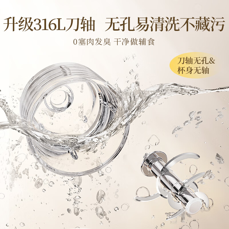 小熊绞肉机家用 辅食机婴儿绞馅机碎肉机料理机饺子肉馅搅拌机打蒜器电动搅肉机高清大图