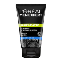 欧莱雅(LOREAL)男士控油炭爽冰感洁面膏100ml