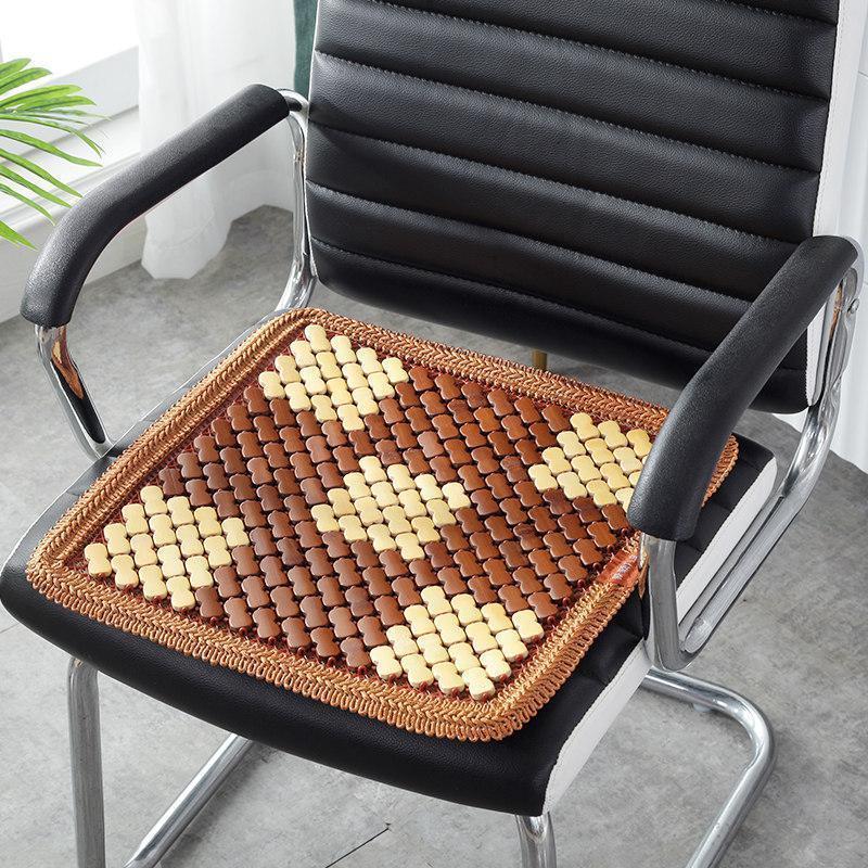 家柏饰(CORATED)夏天竹坐垫椅子座垫办公室久坐椅垫屁股垫子家用屁垫透气夏季凉垫高清大图