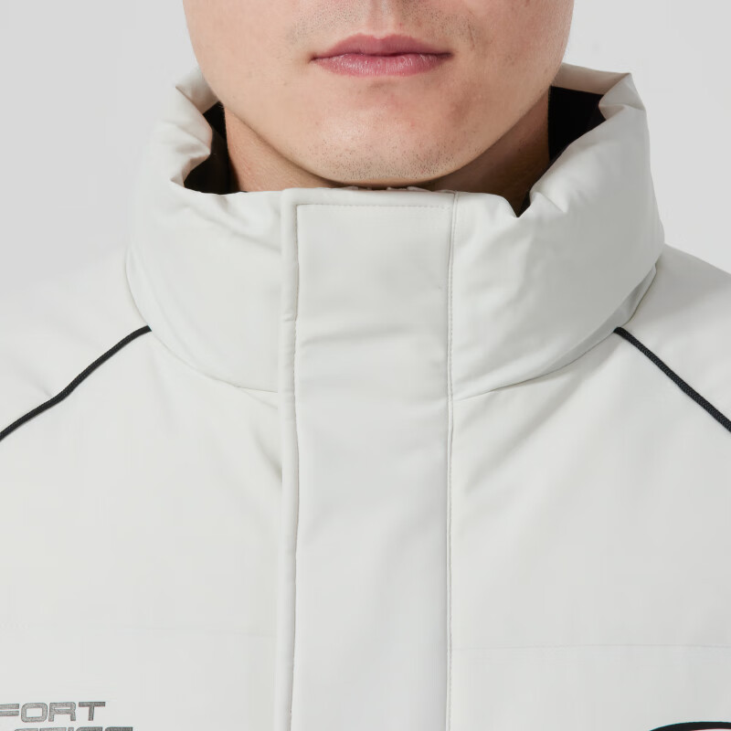 斯凯奇(Skechers)男装女装 情侣新款保暖运动服潮流时尚休闲立领羽绒服外套P424U041-01NJ ZP高清大图