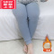 可莉允胖女童秋裤加肥加大女大童宽松保暖裤大码打底裤内穿高腰棉毛裤潮