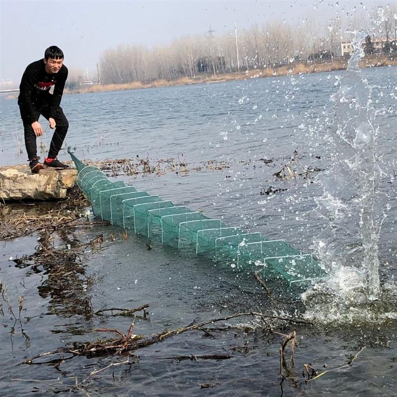 神斧渔网捞鱼神器自动捕鱼笼虾笼专用折叠抓河虾黄鳝泥鳅笼批发参数