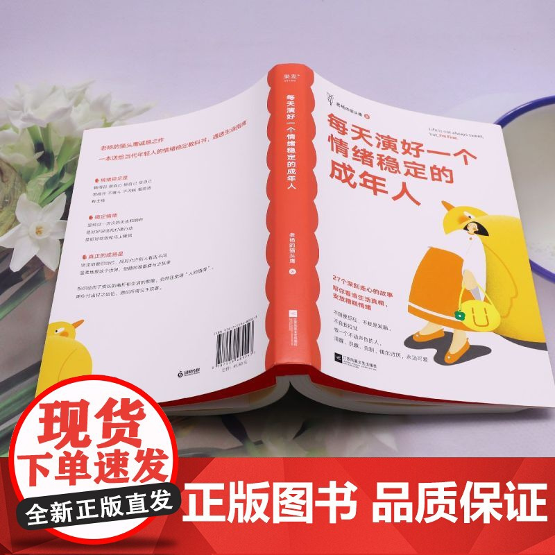 [正版]每天演好一个情绪稳定的成年人 老杨的猫头鹰 江苏凤凰文艺出版社 9787559489043