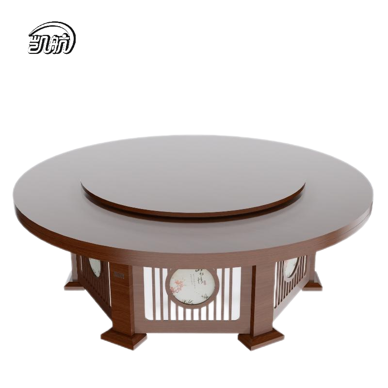 凯航中式圆形会议桌KH-25YXHYZ个高清大图