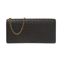 BOTTEGA VENETA 宝缇嘉 BV 女士经典编织羊皮链条单肩斜挎包