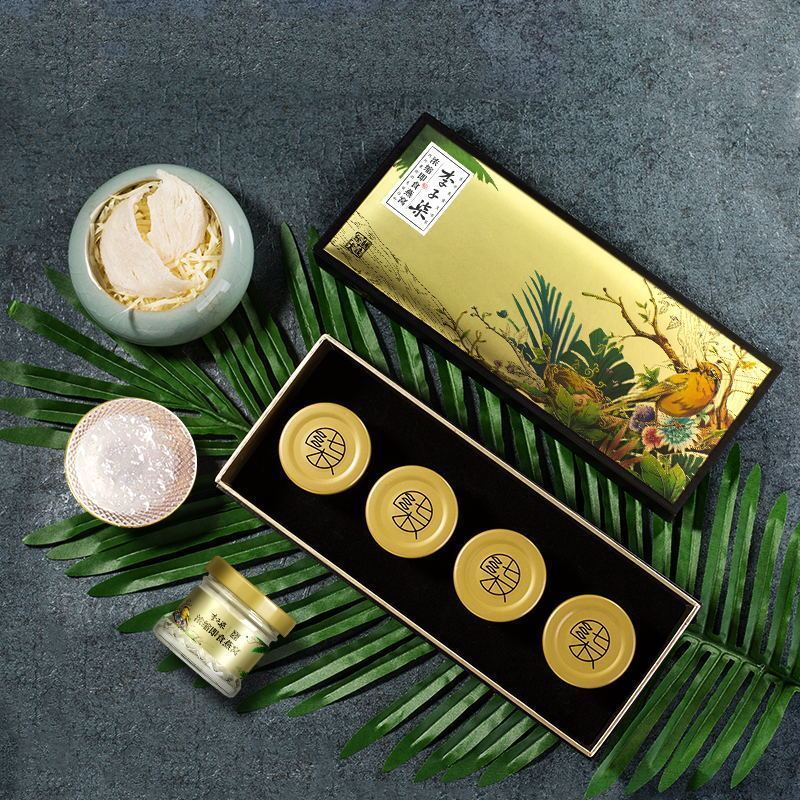 李子柒 浓缩即食燕窝孕妇金丝燕 燕窝即食30g*4瓶