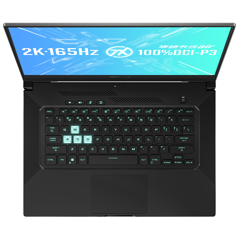 华硕(ASUS) 天选air 11代标压酷睿 2K屏165Hz 100%DCI-P3广色域高性能轻薄设计师本笔记本电脑(i7-11370H 16G 512G RTX3070)灰