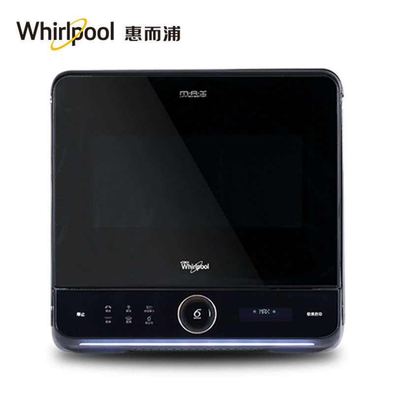 惠而浦(Whirlpool)微波炉MAX109/BL 第六感专业蒸烤一体微波光波炉