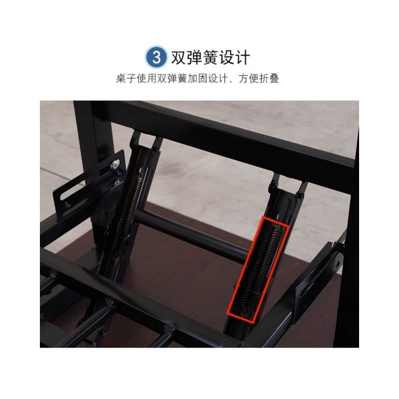 铭思达折叠桌双层1.2米张图片