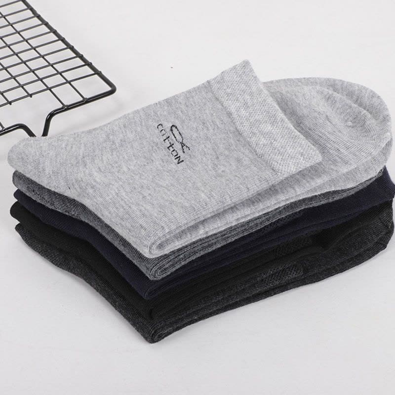 袜子男中筒秋冬季棉袜男士袜子防臭吸汗商务男袜优质棉袜图片