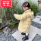 可莉允女童羽绒服2022新款两岁女宝宝冬装中长款棉袄婴儿童加厚羽绒棉衣棉服