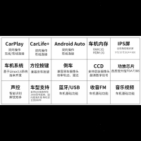 本田飞度缤智XRV锋范CRV凌派思域闪电客卸甲无线carplay导航一体机 低配车主机一套 官方标配