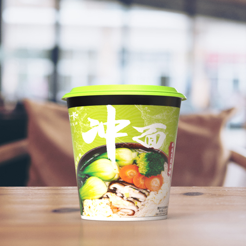 绿卡鲜蔬芙蓉汤面(手工面) 非油炸 汤面 方便速食面 鲜蔬芙蓉汤面 6杯装