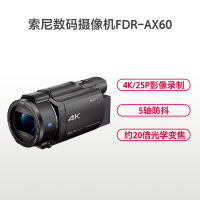 索尼(SONY)FDR-AX60 原装相机包家用 直播4K高清数码摄像机DV 摄影 录像 3英寸屏 约829万像素