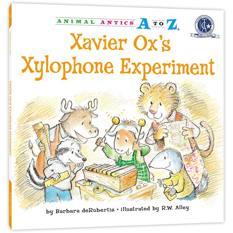 [正版]幼儿园里的26个开心果:一起做木琴 Animal Antics A to Z : Xavier Ox’s Xy