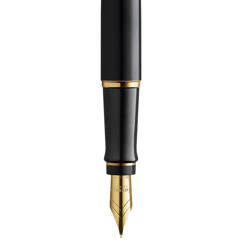 威迪文(WATERMAN)EXPERT系列丽雅黑金夹钢笔/墨水笔