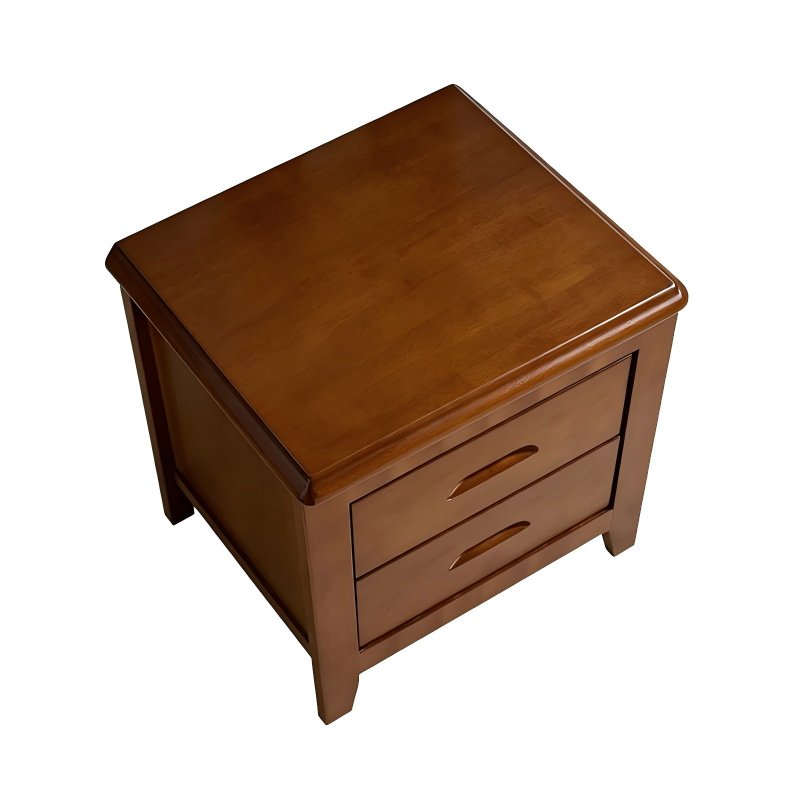 华夏京铁城 实木 床头柜 480×400×480mm 个高清大图