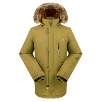 TheNorthFace/北面 男款户外运动中长款保暖耐磨羽绒外套 35BJ
