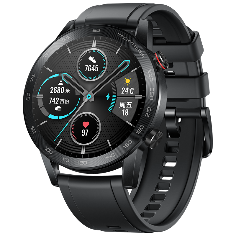 华为荣耀(honor)智能手表magicwatch 2心率检测运动监测50米防水运动