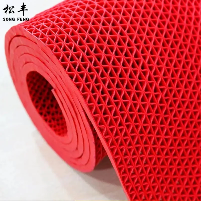 松丰(SONGFENG)加厚镂空厨房地垫防水垫进门网格地毯加密防滑透水脚垫塑料脚垫辅面120cm/米高清大图