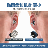 沐光助听器VHP-611老人耳聋耳背专用无线充电隐形年轻人耳内式单机