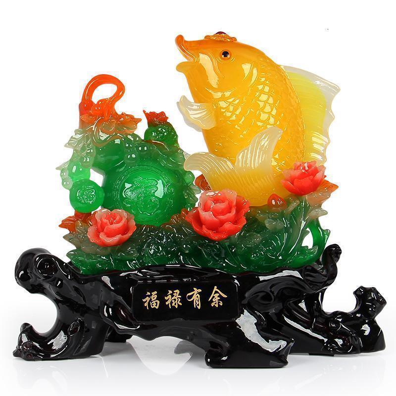 美帮汇葫芦金龙鱼摆件福禄有余客厅办公室工艺装饰开业礼品视频