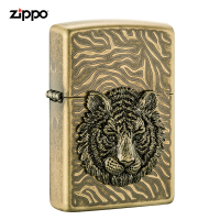 zippo芝宝打火机美国原装ZIPPO之宝防风煤油打火机虎睛ZBT-1-4