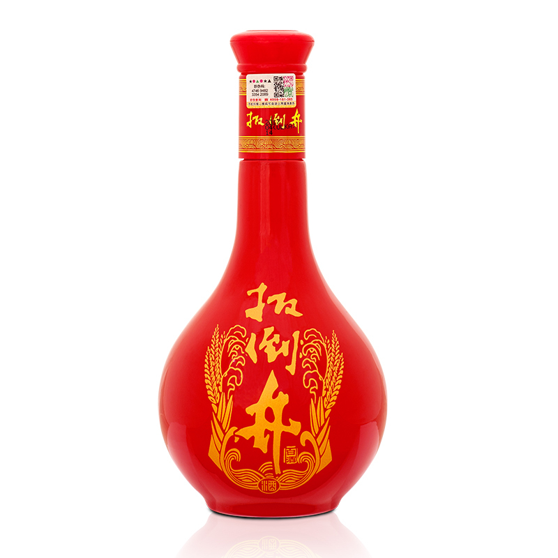 白酒41.8度扳倒井红A6 浓香型 500ml单瓶装 山东名酒 纯粮食酿造