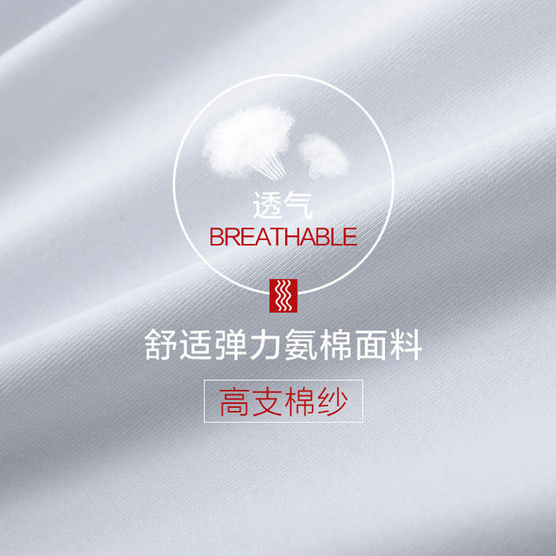 BaLuoShang长袖t恤男v领男士打底衫秋冬季加绒保暖上衣白色内搭秋衣短袖毛衣