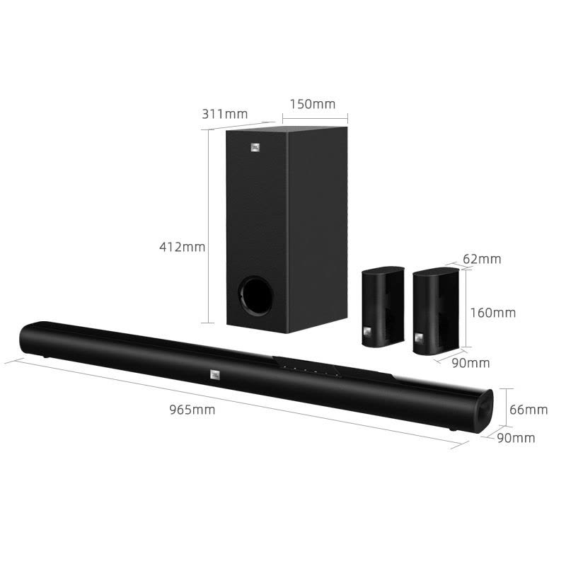 JBL CINEMA STV550回音壁音响无线蓝牙音箱 5.1立体环绕家庭影院图片