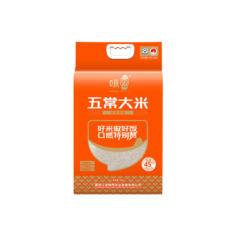 咪然五常大米 长粒香 清香贡米5kg高清大图