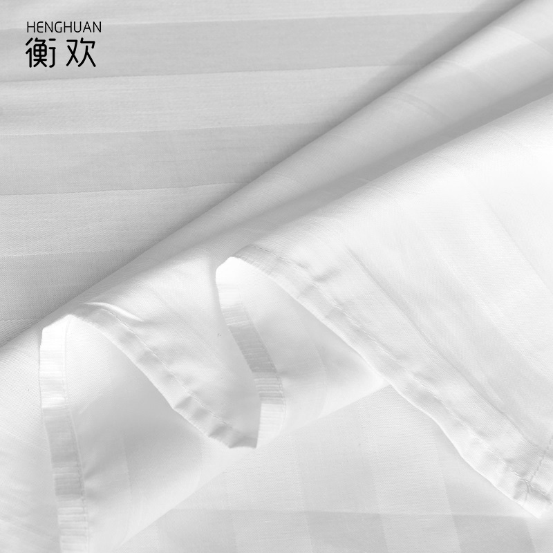 衡欢(HENGHUAN)全棉40支加密暗条纹床单 RZ-CD01/床(1.2米床用/220*260cm)高清大图