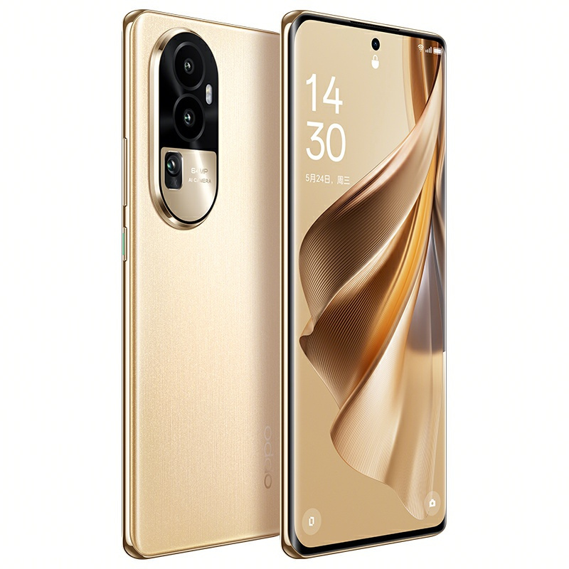 OPPO Reno10 灿烂金 8GB+256GB 5G手机 120Hz OLED 超清曲面屏 超光影长焦镜头 6400 万水光人像镜头 全网通手机