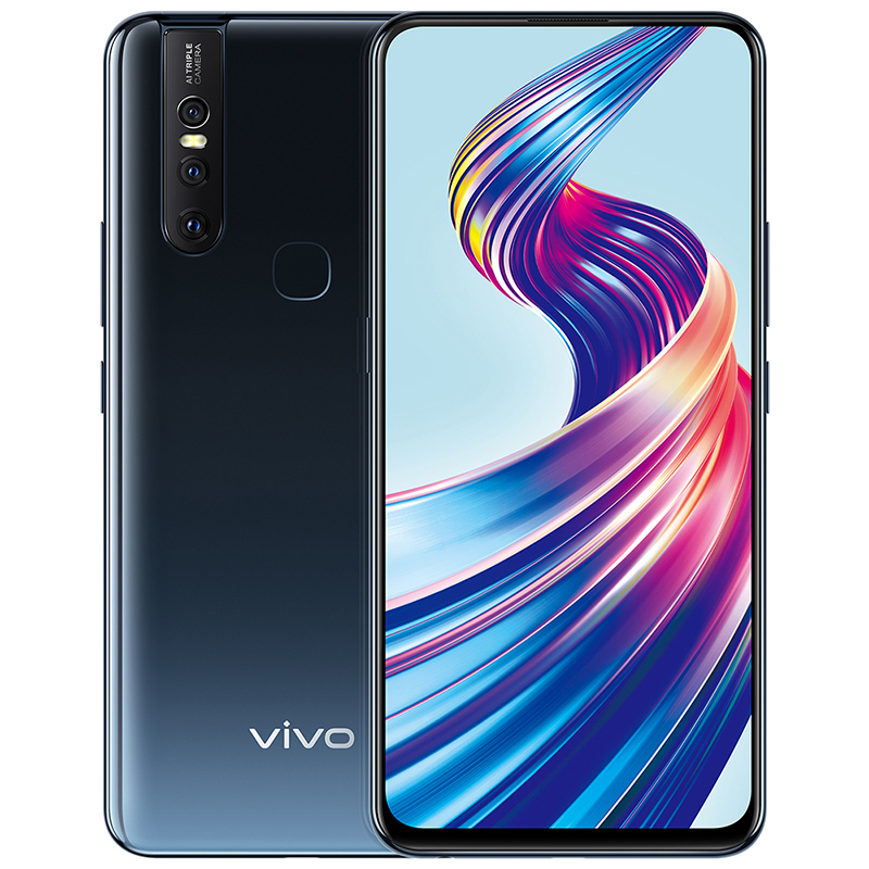 vivo S1 冰原黑 6+128G 升降摄像头零界全面屏拍照游戏手机 全网通4G手机