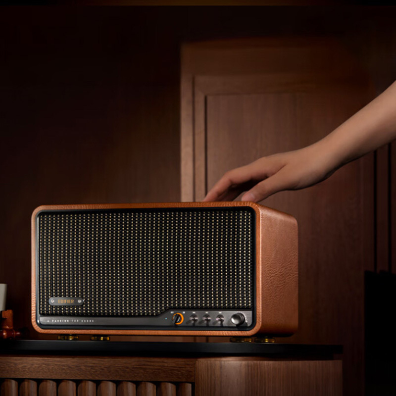 漫步者蓝牙音箱音质稳定木质箱体音效清晰S300(颜色随机)高清大图