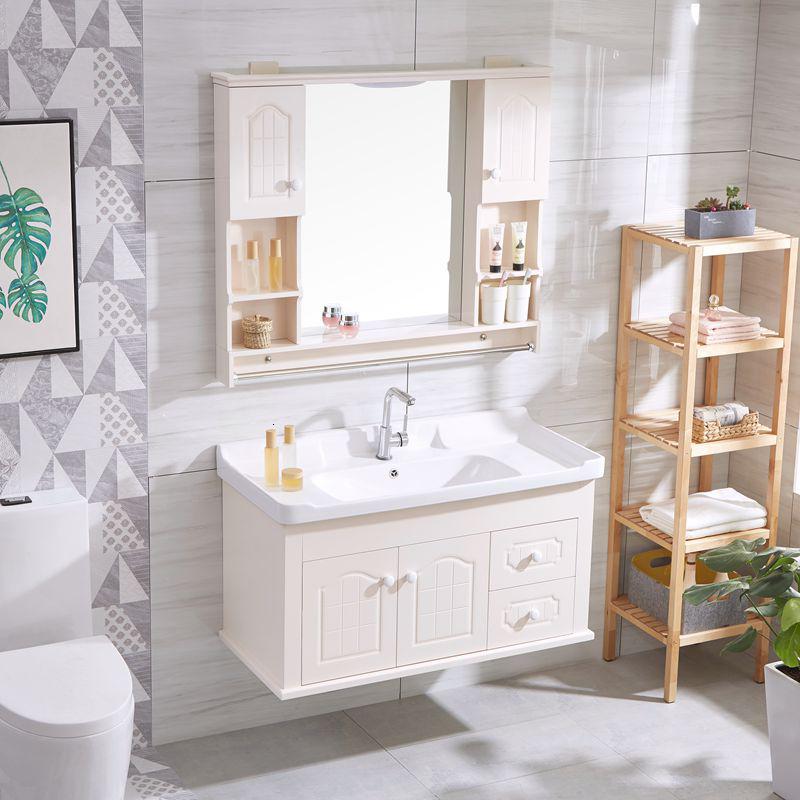 浴室柜pvc组合简约现代ciaa小户型卫浴卫生间洗漱台洗手洗脸盆柜组合