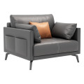 臻远ZYJJ-80180简约办公沙发洽谈接待沙发休闲沙发组合西皮单人位_184 默认颜色