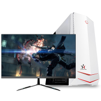 铭能 i9级十核E5-2670V2/GTX1650 4G独显/16G内存/480G高速固态 台式电脑 台式机 电脑主机 组装电脑家用办公商务娱乐学生游戏电脑台式组装机+21.5英寸
